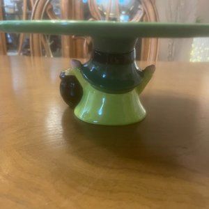 Clover Cottage Ceramic St. Patrick's Day Plate Holder.